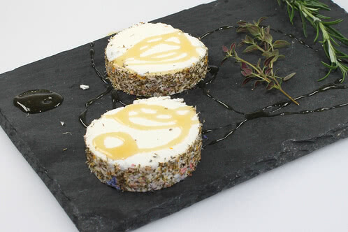 Recept: Grillezett kecskesajt Friss sajt mézzel